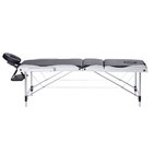 Fashion White&Black Massage Table Bed Facial SPA Beauty Salon Bed W/free Carry Case-Black