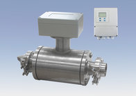 remote type food class flow meter with PTFE lining wafer connection