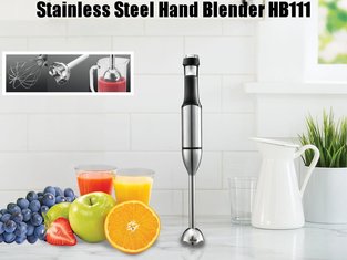 China HB111 Stainless Steel Stick Blender With Chooper and Processing Bowl supplier