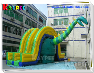China Dinosaur Slide Inflatable gaint slide PVC Tarpaulin slide Inflatable slide Game KSL070 supplier