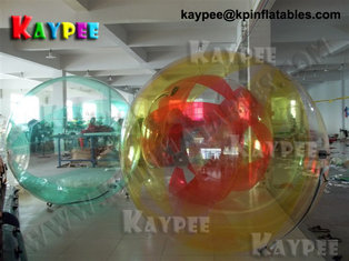 China Colour water ball,TIZIP zipper inflatable ball, water game Aqua fun park water zone KWB001 supplier