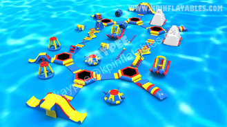 China Inflatable Water game whole set,Inflatable Aqua Park supplier