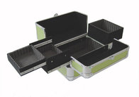 ALUMINIUM BEAUTY CASE GREEN MAKE UP CASE FOR TRAVELING