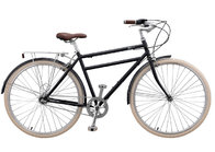 High grade hi ten steel colorful 36 holes 26 inch old style city bike for man with rear carrier
