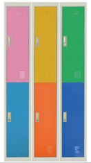 China Quality Metal Locker PMT-044R, Office Storage Lockers, (Non)Standard Metal Cabinet With Numeric Locks supplier