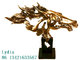 Abstract Horse Head Painted in Copper Made by Special Resin Collection Furniture Decoration supplier