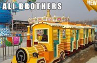 Outdoor Amusement Equipment Tourist Electric Train Games New Design Track And Trackless Train