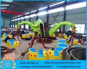 Outdoor amusement park mechanical games octopus ride for sale
