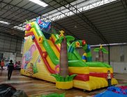 Customized amusement park equipment outdoor giant 150ft infatable pool water slides for adult, promotional kids slides w