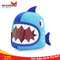3D Cartoon Blue Shark Backpacks For Kids OEM / ODM Available NH024 supplier