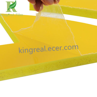 PE Self Adhesive Protective Film for Wood Surface(floor,pvc foam,decorative panel,WPC board,UV sheet...)