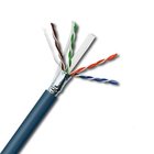 China SFTP CAT6 CAT5E Network Cable 4 Pairs 23 AWG Solid Bare Copper PVC Jacket in 550 MHzr company