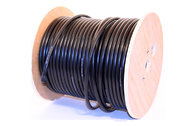 China 75 Ohm Outdoor RG11 Tri - Shield Coaxial Cable 14 AWG PVC Black Jacket Low Loss manufacturer
