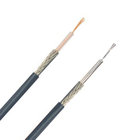 China RG174 Coaxial Cable 26 AWG Stranded BC Conductor with 95% Tinned Copper Braiding manufacturer