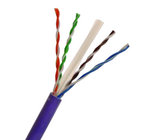 China Eco Friendly UTP Ethernet CAT6 Cable With CPR PVC Jacket , HDPE Insulation manufacturer