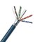 China SFTP CAT6 CAT5E Network Cable 4 Pairs 23 AWG Solid Bare Copper PVC Jacket in 550 MHzr exporter