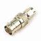China Nickel BNC Coaxial Cable Connectors for TV / Radio with Gold plated exporter