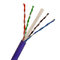 China Eco Friendly UTP Ethernet CAT6 Cable With CPR PVC Jacket , HDPE Insulation exporter