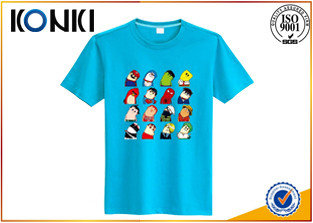China Pattern Custom Screen Printed T Shirts , Deep Round Neck T Shirt Men supplier