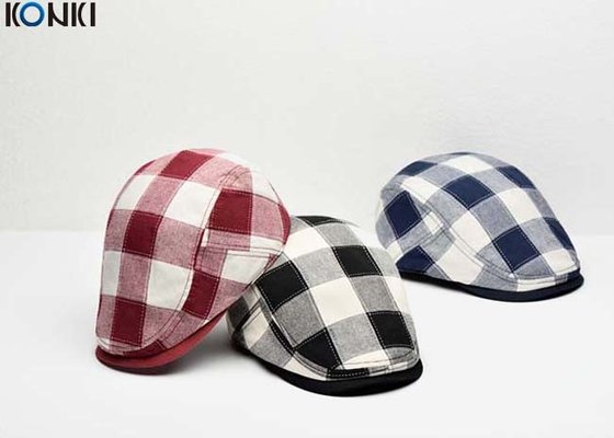 China Cotton Fabric Custom Painters Hats And Caps With Curved Brim supplier