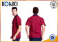 Durable Custom Professional Work Uniforms in red color for engineers supplier