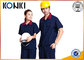 Safety Work Custom Work Uniforms , Factory Worker Uniform Shirts With Short Sleeve supplier