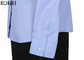 Simple Durable Long Sleeve Blue Office Uniform For Office Wear supplier