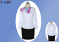 Casual V Neck Shirt Corporate Office Uniform For Men And Women supplier