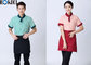 Stripe Shirt Restaurant Staff Uniforms Embroidered Workwear For Women supplier