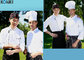Side Open Chef Cook Uniforms White Color Long Sleeve For Men supplier