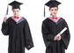 wholesale graduation gowns and mortar board black gowns from China clothing factory supplier
