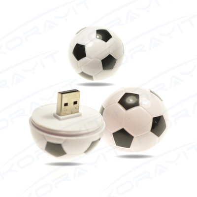 Sports Promotion Plastic USB Flash Drive, 2GB 4GB 8GB Football USB Memory Stick