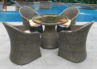 Round Patio Dining Sets High-density Polyethylene Outdoor Furniture Sets