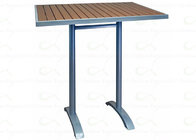 Rectangle Outdoor Bar Tables 75 by 120 CM Aluminum Counter Height Patio Table
