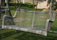 Patio Furniture Outdoor Swing Chairs Rattan Hanging Chair Swing Seat Gray