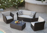Outdoor Sofa Furniture Garden Furniture Sofa Set 4 Seats Cushions Color Optional