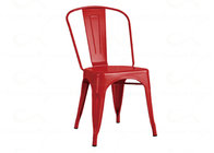 Indoor Outdoor Tolix Style Chair Commercial Grade Dining Metal Furniture