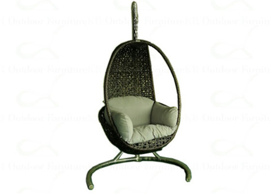 Outdoor Hanging Chair wicker suspended chair with metal & rattan combination