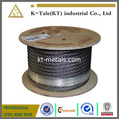 China 18mm/20mm/24mm steel wire rope galvanized steel rope supplier