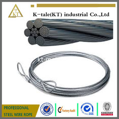 China high quality General Purposed Galvanized Steel Wire Ropes/high tensile strength steel wire rope supplier