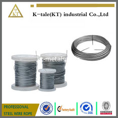 China cheaper price Stainless Steel Wire rope  for hot sale in walmart plastic wheel good quality supplier