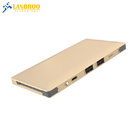 DC5.0V 2.4A Out Put 10000MAH Power Bank ABS+rubber oil smart power bank For Xmas Gift Portable