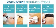 2018 latest four handles rf vacuum 40k ultrasonic cavitation body slimming machine