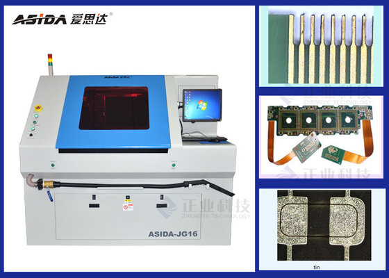 China Efficient UV Laser Cutter Double Working Table Of Feeding And Blaking Materials supplier