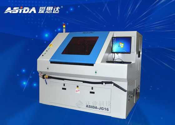 China High Speed Laser PCB Depaneling Machine 8 W / 30khz Intelligent Ceramic supplier