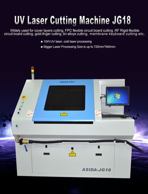China High Precision Laser PCB Depaneling Machine AC 220V / 50Hz 2.2 KW For PCB supplier