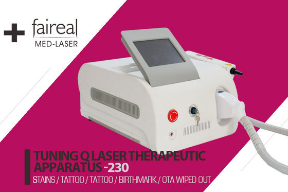 China Multifunctional Beauty Equipment Q-Switched ND Yag Laser Machine For Tattoo Removal supplier