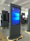 55 inch outdoor high brightness floor stand lcd digital signage screen with air-conditional