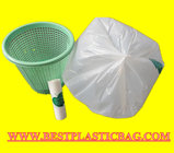 HDPE LDPE tall kitchen garbage bags drawstring trash bags draw tape rubbish bags