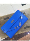 OEM high quality jeans blue women soft calfskin brand name purse designer purse passport wallet card wallets LR-W02-23
